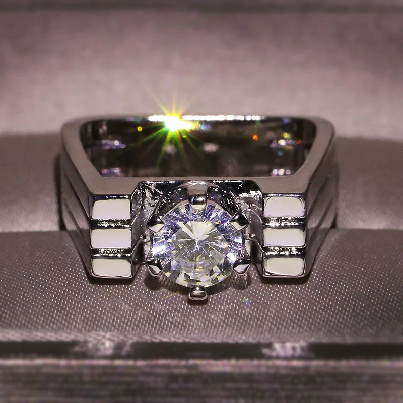 Popular S925 Silver Geometric Solid Crystal Women's Ring Alternative Personality For Party Engagement Jewelry 2021 Accessories
Popular S925 Silver Geometric Solid Crystal Women's Ring Alternative Personality For Party Engagement Jewelry 2021 Accessories