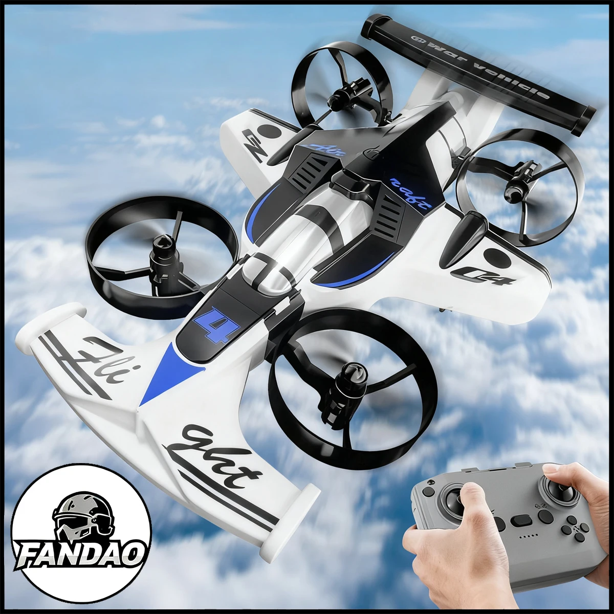 Remote-Controlled Foam Drone Land/Air Dual-Use Toy Racing Car Gravity-Sensing Cool Lights Rechargeable Outdoor Flying Machine
Remote-Controlled Foam Drone Land/Air Dual-Use Toy Racing Car Gravity-Sensing Cool Lights Rechargeable Outdoor Flying Machine