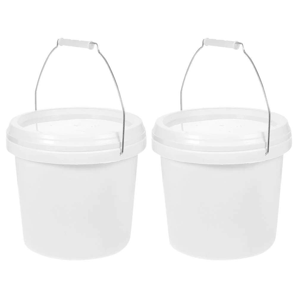 Cleaning Bucket Chemical Buckets Practical Paint Gland Dish Basin White 4 Liter with Lid
Cleaning Bucket Chemical Buckets Practical Paint Gland Dish Basin White 4 Liter with Lid