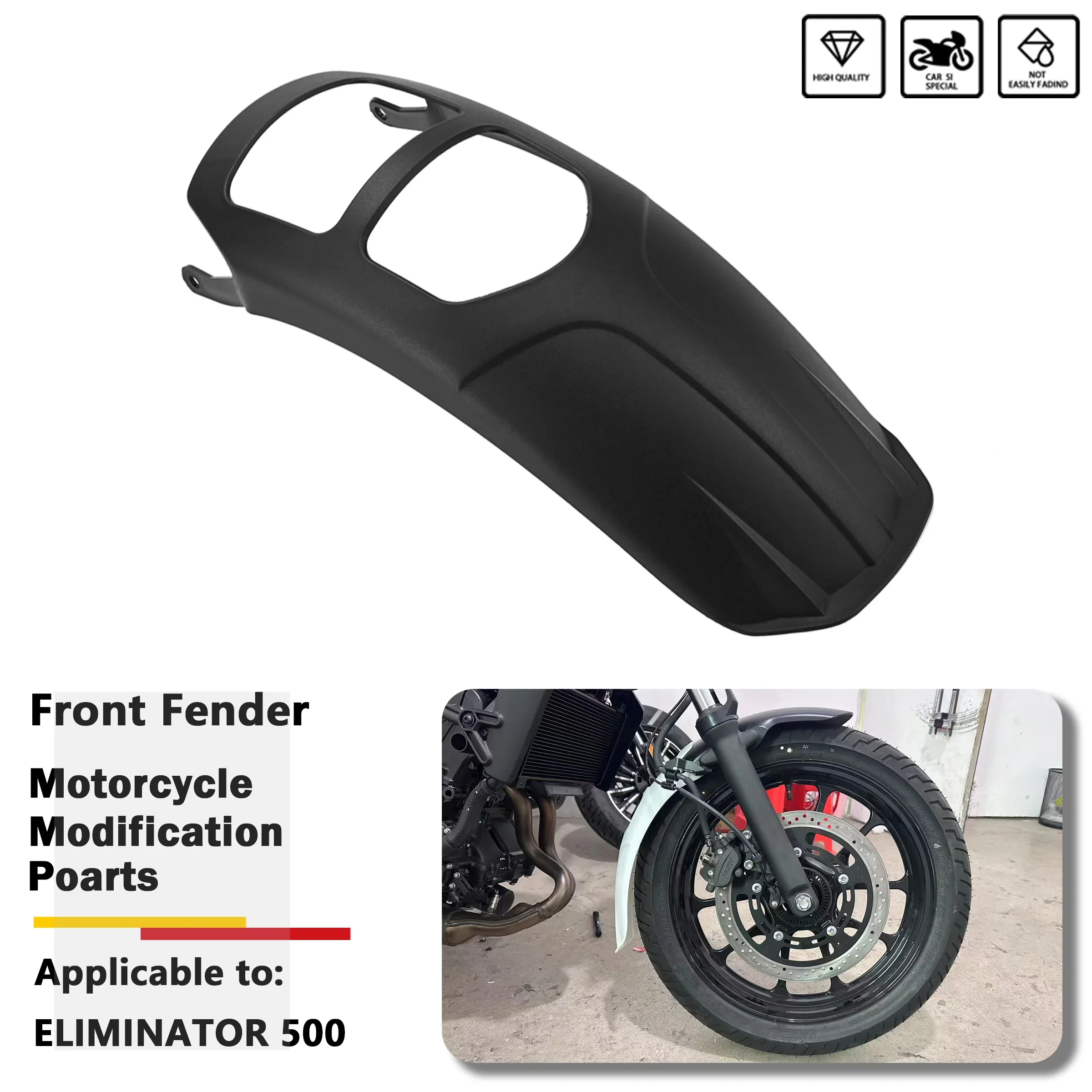 New Motorcycle Accessories Front Mudguard Fender Extender Extension Fit For Kawasaki Eliminator 500 2023+
New Motorcycle Accessories Front Mudguard Fender Extender Extension Fit For Kawasaki Eliminator 500 2023+
