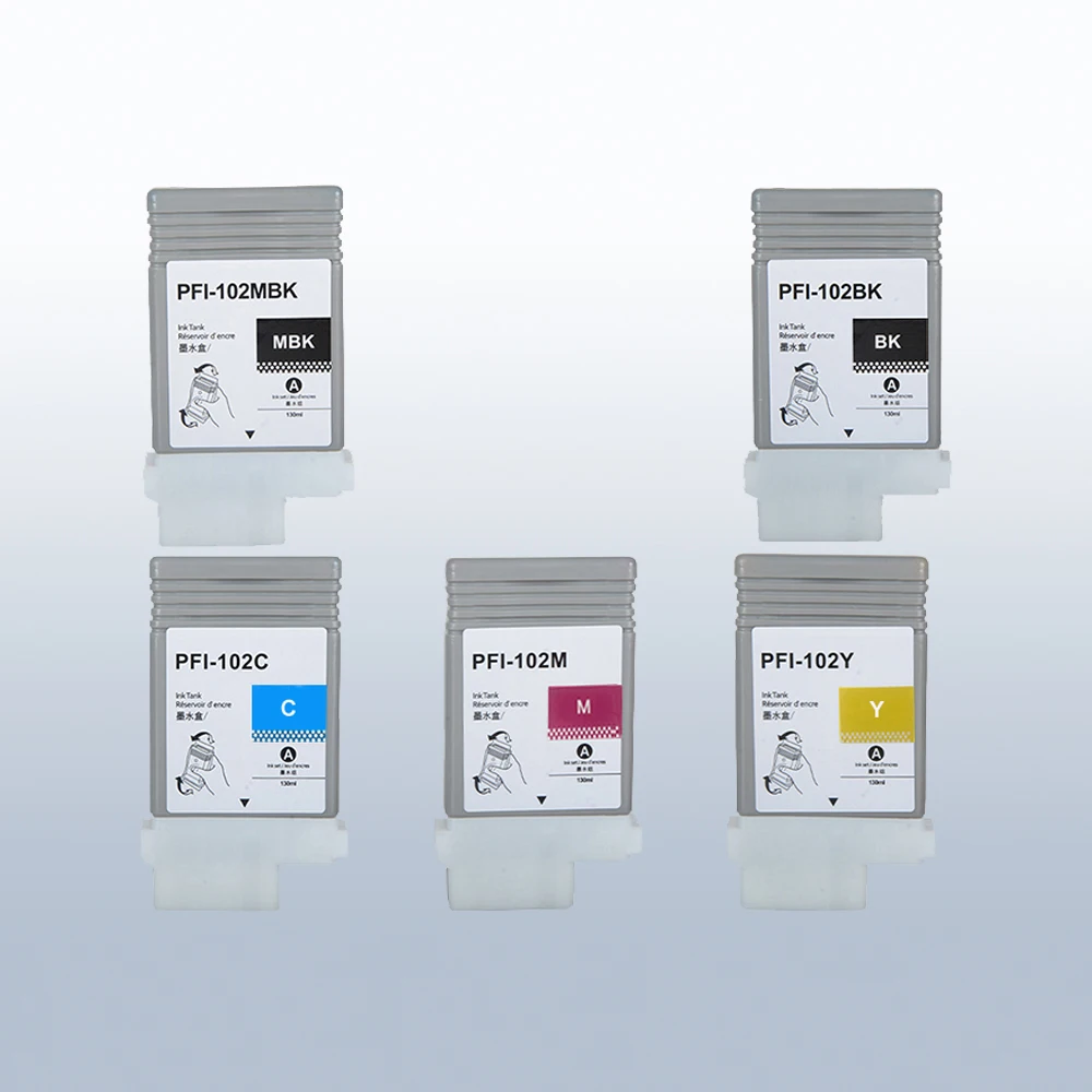 PFI-102 PFI102 Empty Refillable ink cartridge with Permanent Chip for Canon IPF500 IPF510 IPF600 IPF610 IPF710 IPF720 IPF750
PFI-102 PFI102 Empty Refillable ink cartridge with Permanent Chip for Canon IPF500 IPF510 IPF600 IPF610 IPF710 IPF720 IPF750