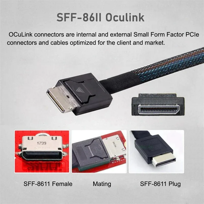 2230 Nvme M.2 Male To Oculink SFF-8612 SFF-8611 PCI-E4.0 67 Pin Female Vertical Host Adapter For NVME U.2 SSD EGPU
2230 Nvme M.2 Male To Oculink SFF-8612 SFF-8611 PCI-E4.0 67 Pin Female Vertical Host Adapter For NVME U.2 SSD EGPU