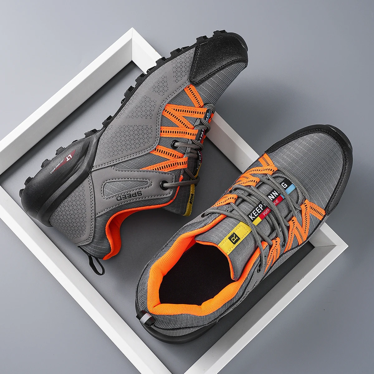 2026 Summer Breathable Outdoor Hiking Shoes, Rotary Button Travel Sneakers, Thick Sole Breathable Running Casual Shoes
2026 Summer Breathable Outdoor Hiking Shoes, Rotary Button Travel Sneakers, Thick Sole Breathable Running Casual Shoes