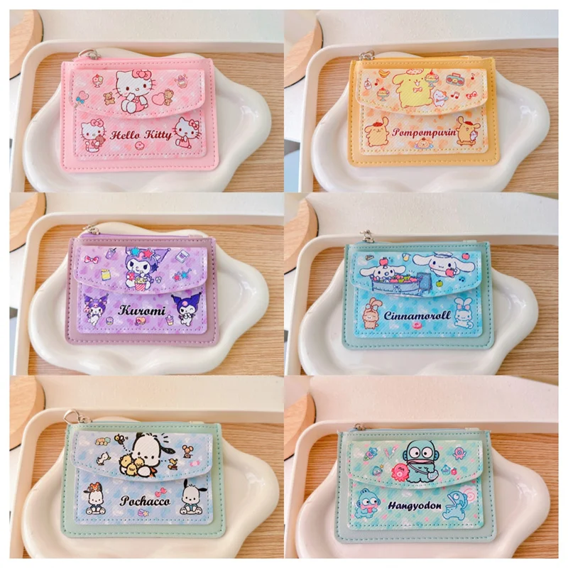 Cartoon Sanrio PU Leather Wallet Anime Hello Kitty Cinnamoroll Kuromi Melody Casual Short Wallets Cute Card Holder Coin Purse
Cartoon Sanrio PU Leather Wallet Anime Hello Kitty Cinnamoroll Kuromi Melody Casual Short Wallets Cute Card Holder Coin Purse