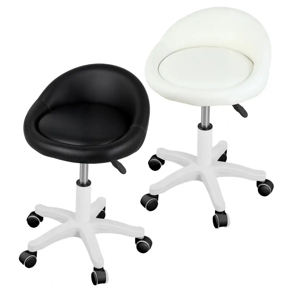 360 Degree Rotating Salon Chair, Rolling Stool, Ergonomic Swivel Seat, Ultra-Quiet Wheels, Padded Faux Leather Cushion
360 Degree Rotating Salon Chair, Rolling Stool, Ergonomic Swivel Seat, Ultra-Quiet Wheels, Padded Faux Leather Cushion