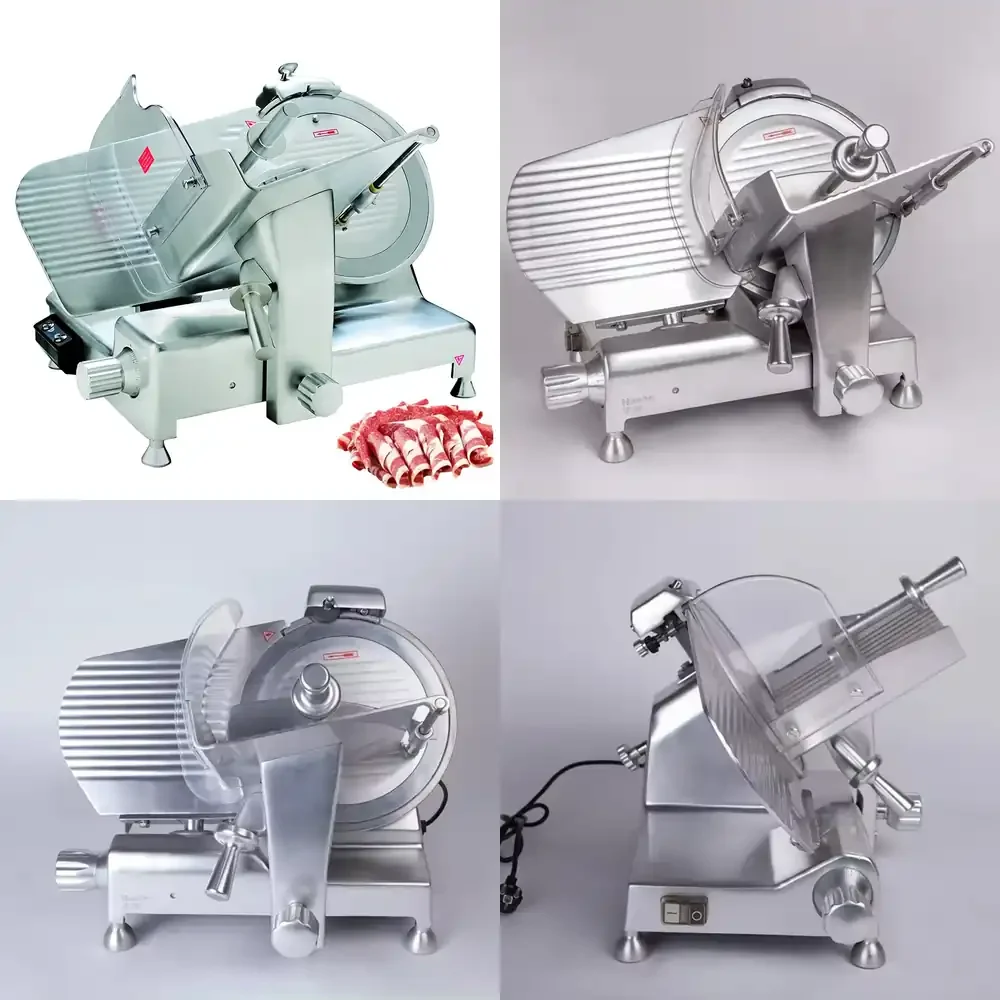 HBS250L Commercial Meat Slicer 10 Inch Electric Food Frozen Meat Deli Slicer Aliminum-magnesium Alloy and Anodized
HBS250L Commercial Meat Slicer 10 Inch Electric Food Frozen Meat Deli Slicer Aliminum-magnesium Alloy and Anodized
