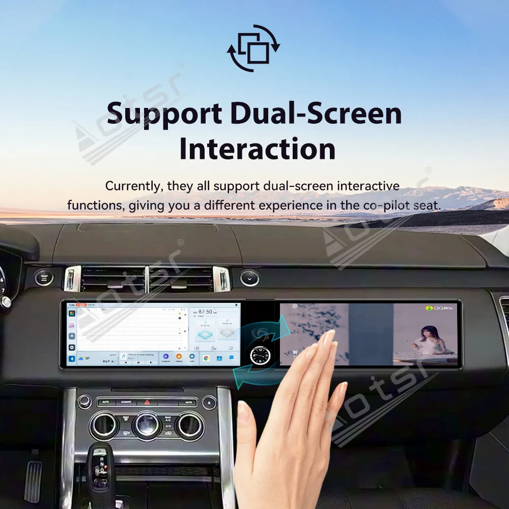 Автомобильный радиоприемник с двойным экраном AI HD для Land Rover Range Rover Sport 2016 2017, автомобильный мультимедийный видеоплеер, GPS-навигация, Carplay Unit
Автомобильный радиоприемник с двойным экраном AI HD для Land Rover Range Rover Sport 2016 2017, автомобильный мультимедийный видеоплеер, GPS-навигация, Carplay Unit