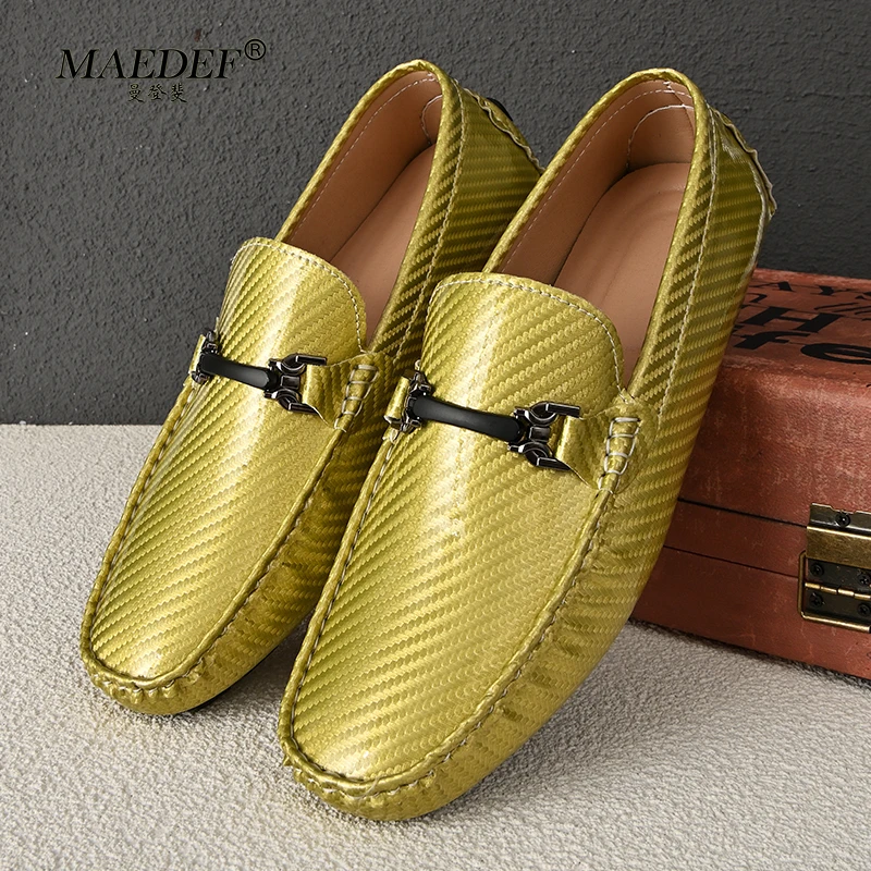 MAEDEF Men's Loafers Shoes Men Casual Shoes Man Slip on Formal Loafers Luxury Brand Comfortable Men Moccasins Male Driving Shoes
MAEDEF Men's Loafers Shoes Men Casual Shoes Man Slip on Formal Loafers Luxury Brand Comfortable Men Moccasins Male Driving Shoes