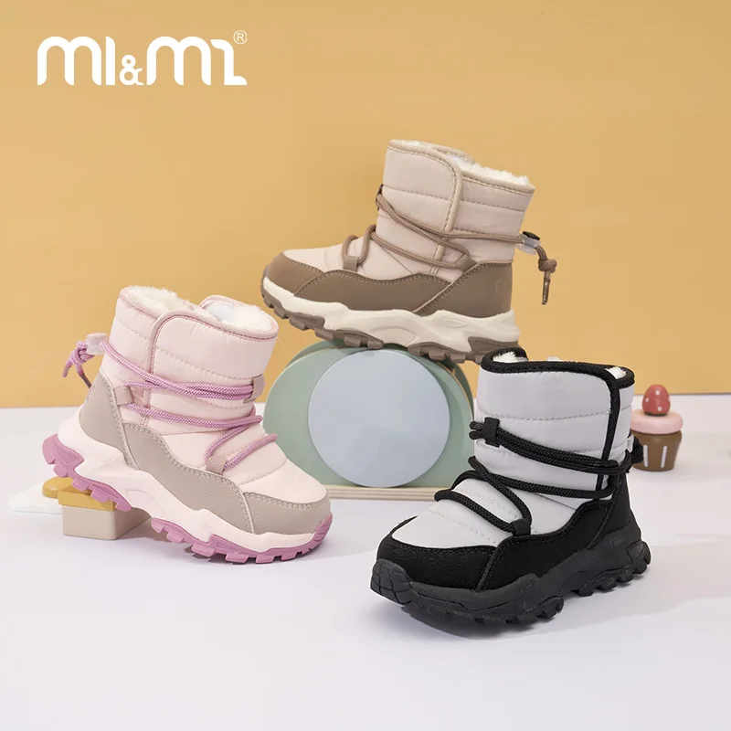 M1&M2 Winter Thick Fur Children Snow Boots Plush Warm Cotton Non-slip Outdoor Casual Sports Boots Waterproof Footwear for Kids
M1&M2 Winter Thick Fur Children Snow Boots Plush Warm Cotton Non-slip Outdoor Casual Sports Boots Waterproof Footwear for Kids