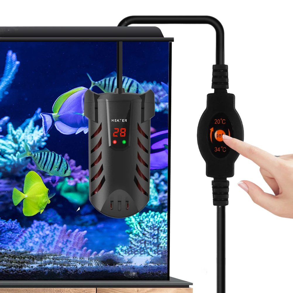 Аквариумный водонагреватель для кормления черепахи, цифровой дисплей, аквариумный нагреватель, термостат для аквариума, двойной зонд, регулировка температуры
Аквариумный водонагреватель для кормления черепахи, цифровой дисплей, аквариумный нагреватель, термостат для аквариума, двойной зонд, регулировка температуры