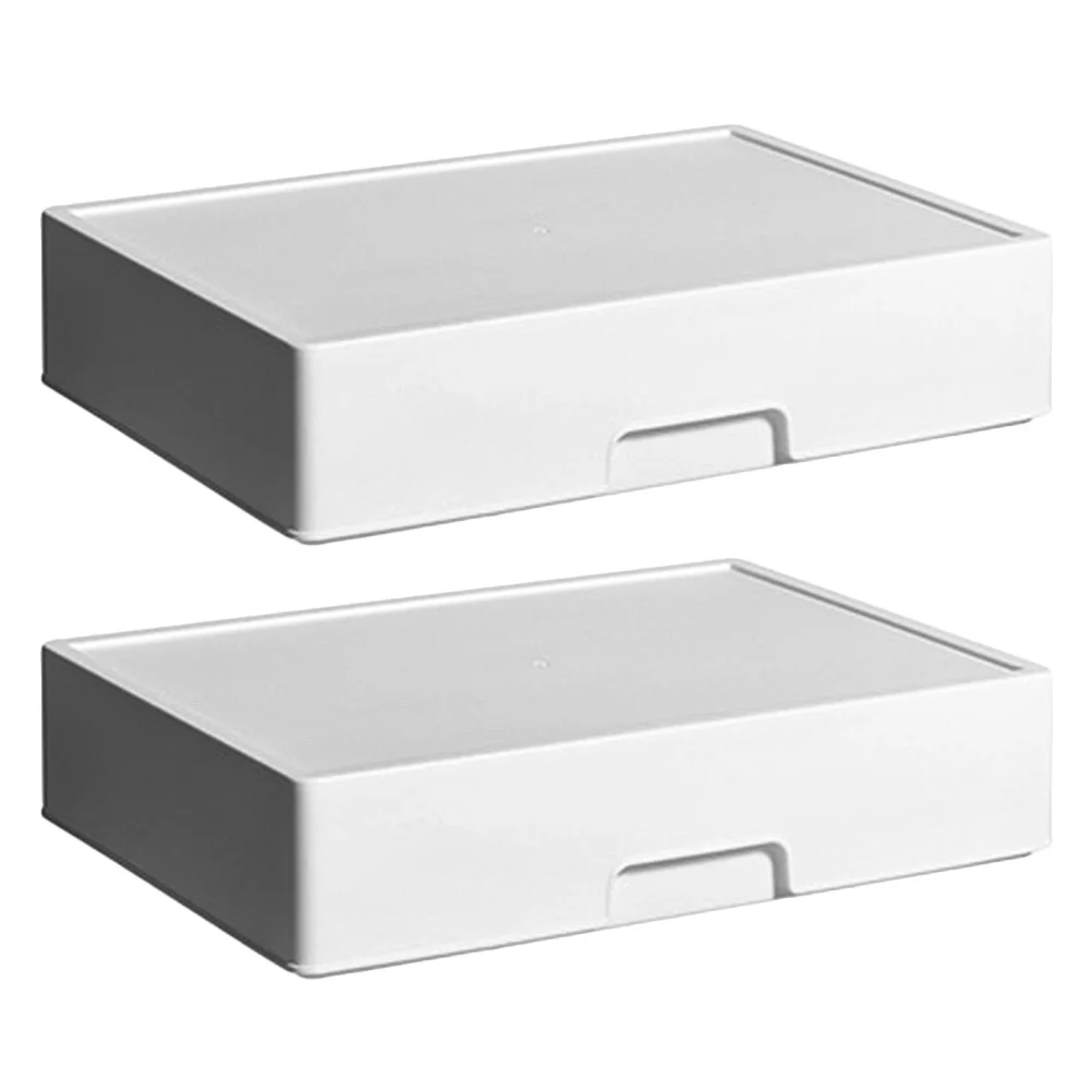 2pcs Name Card Style Drawer Storage Box Plastic Organizer Container Labeled Multifunctional For Home Office Use White
2pcs Name Card Style Drawer Storage Box Plastic Organizer Container Labeled Multifunctional For Home Office Use White