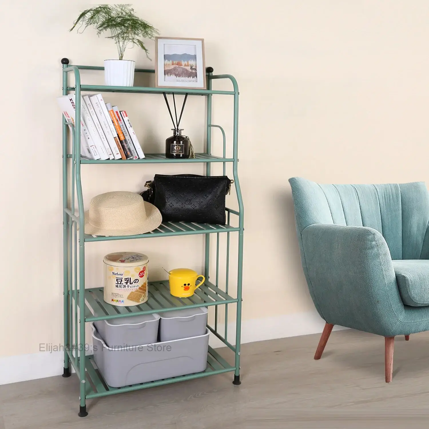 Kitchen Storage Rack Living Room Floor Storage Rack Creative and Practical 4 Storey Storage Rack Kitchen Organizer Metal Shelf
Kitchen Storage Rack Living Room Floor Storage Rack Creative and Practical 4 Storey Storage Rack Kitchen Organizer Metal Shelf