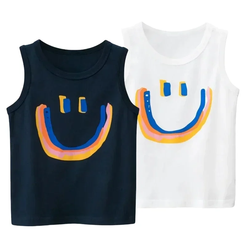 2025 Summer New Boys Vest Cartoon Print Singlet Tops Children's Sleeveless O-Neck Cotton T-Shirts Kids Clothes
2025 Summer New Boys Vest Cartoon Print Singlet Tops Children's Sleeveless O-Neck Cotton T-Shirts Kids Clothes