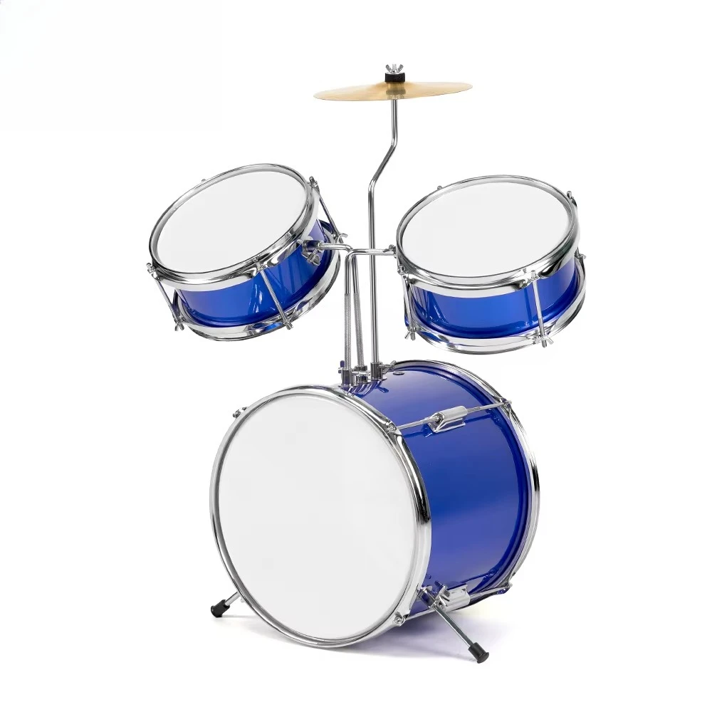 Blue Kids Drum Set for Beginners - 4-Piece Acoustic Drum Kit with Cymbal & Pedal, Musical Educational Toy for 3-8 Years
Blue Kids Drum Set for Beginners - 4-Piece Acoustic Drum Kit with Cymbal & Pedal, Musical Educational Toy for 3-8 Years