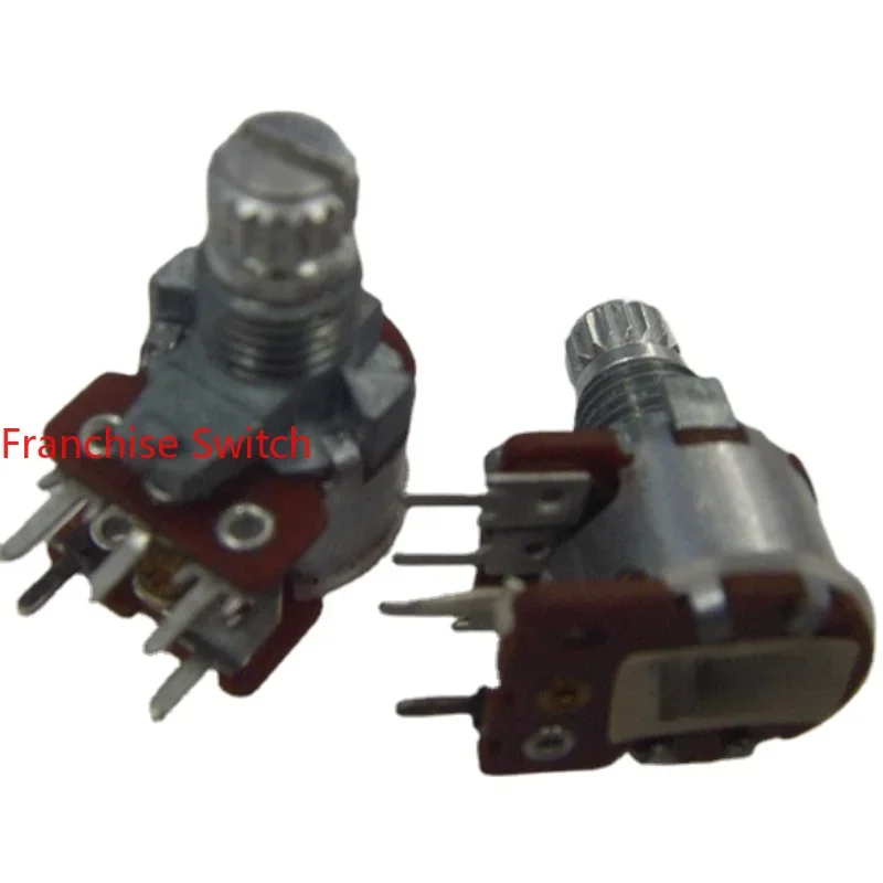 10PCS Potentiometer RV120 Audiophile Volume Audio Single With Switch B20K-10 Axis
10PCS Potentiometer RV120 Audiophile Volume Audio Single With Switch B20K-10 Axis