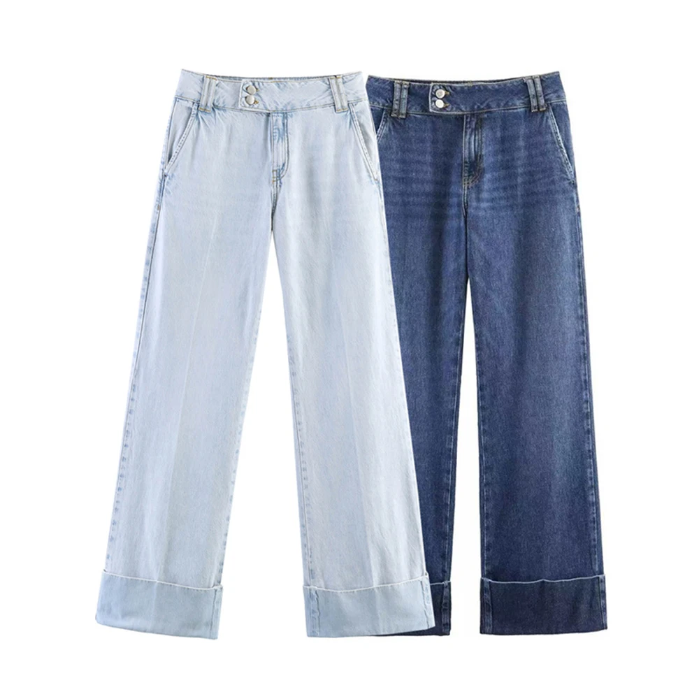 Summer Women's Jeans 2026 Fashion Casual Loose Wide Leg Pants Women's Retro Straight Leg Pants
Summer Women's Jeans 2026 Fashion Casual Loose Wide Leg Pants Women's Retro Straight Leg Pants