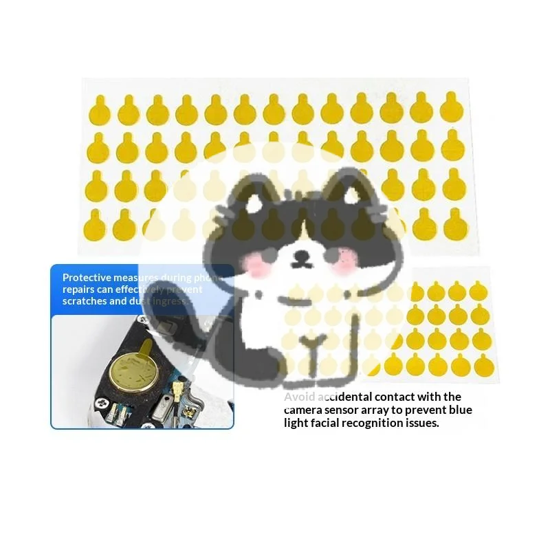 28/40/80/100pcs Protective Camera Sticker Dust Stickers High Temperature Tape For Phone Infrared Dot Matrix Protect Tool 7/12mm
28/40/80/100pcs Protective Camera Sticker Dust Stickers High Temperature Tape For Phone Infrared Dot Matrix Protect Tool 7/12mm