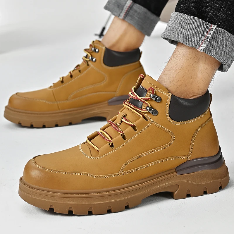 Men's Hiking Work Boots Non-Slip Lightweight Waterproof Outdoor Durable Shoes Outdoors Breathable Desert Boots
Men's Hiking Work Boots Non-Slip Lightweight Waterproof Outdoor Durable Shoes Outdoors Breathable Desert Boots