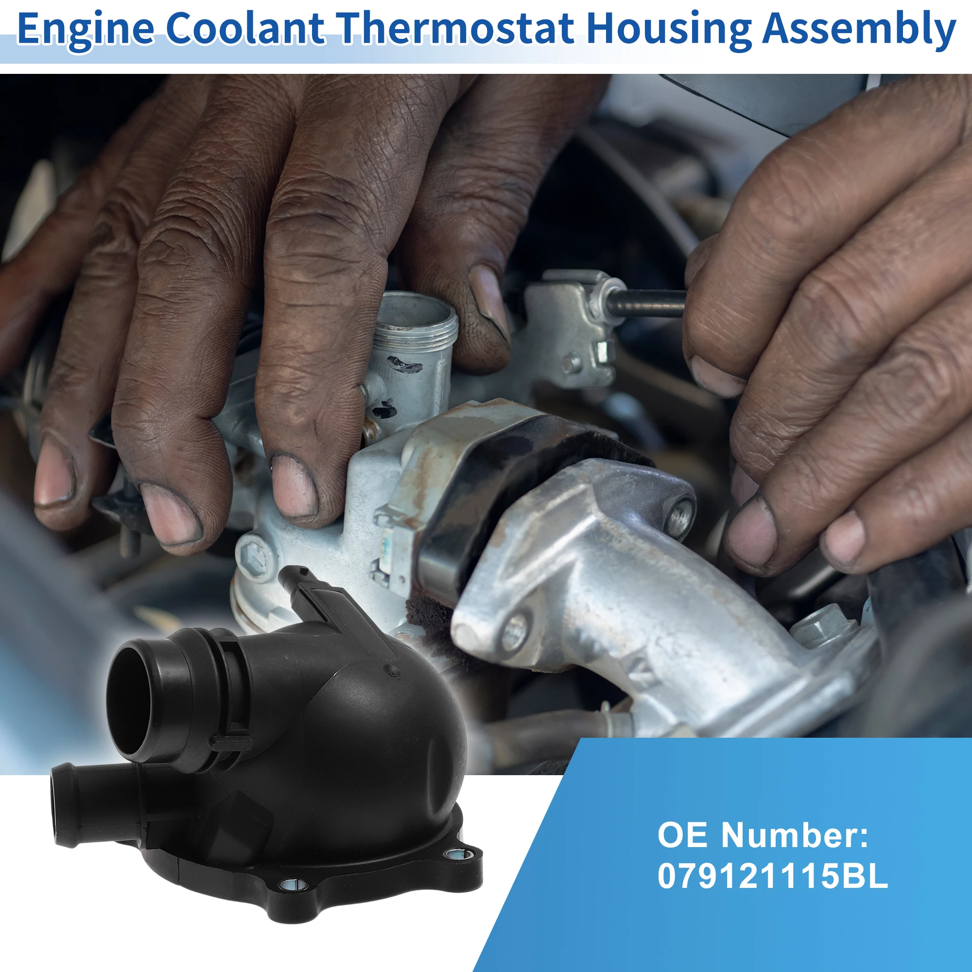 Корпус термостата охлаждающей жидкости двигателя UXCELL в сборе No 0879121115BL для AUDI A8 2013-2018
Корпус термостата охлаждающей жидкости двигателя UXCELL в сборе No 0879121115BL для AUDI A8 2013-2018