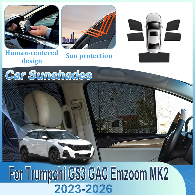 Сетчатая солнцезащитная шторка для Trumpchi GS3 GAC Emzoom MK2 2023 2024 2025 2026, магнитный козырек на окно, шторка для конфиденциальности, автомобильные аксессуары
Сетчатая солнцезащитная шторка для Trumpchi GS3 GAC Emzoom MK2 2023 2024 2025 2026, магнитный козырек на окно, шторка для конфиденциальности, автомобильные аксессуары