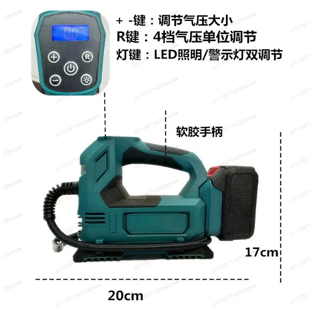Car Inflatable Lithium Battery Pump Portable Car Air Pump Car Tire Outdoor Electric Pump High Pressure Injection
Car Inflatable Lithium Battery Pump Portable Car Air Pump Car Tire Outdoor Electric Pump High Pressure Injection