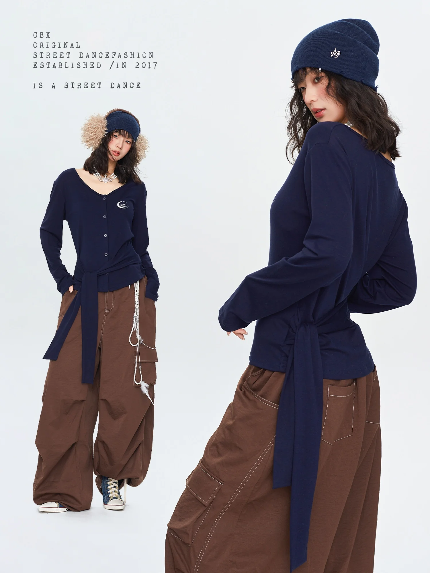 CBXLAB Street Dance Trendy Brand Loose Long Sve Jazz Sexy Autumn Winter Top Skin-friendly Loose Knot Design Urban Walk T-s...
CBXLAB Street Dance Trendy Brand Loose Long Sve Jazz Sexy Autumn Winter Top Skin-friendly Loose Knot Design Urban Walk T-s...