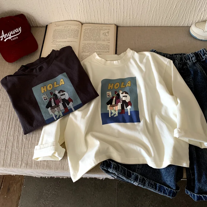 Boys Long-Sleeve T-Shirt 2025 Childrens Clothes Spring Autumn Stylish Print Cotton Versatile Base Layer Innerwear Top
Boys Long-Sleeve T-Shirt 2025 Childrens Clothes Spring Autumn Stylish Print Cotton Versatile Base Layer Innerwear Top