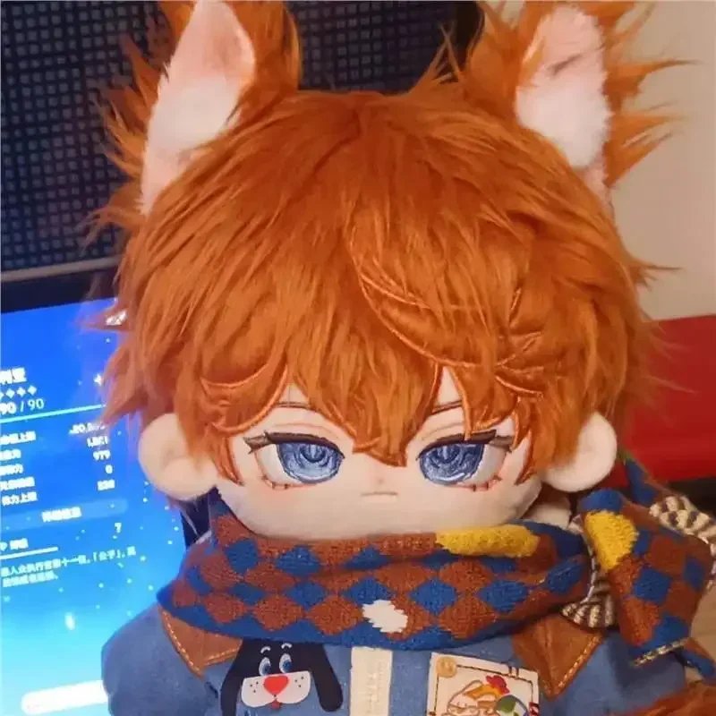 7.87inch Cotton doll Excluding Clothes 20cm plush cute doll attribute Tartaglia game peripherals 
7.87inch Cotton doll Excluding Clothes 20cm plush cute doll attribute Tartaglia game peripherals