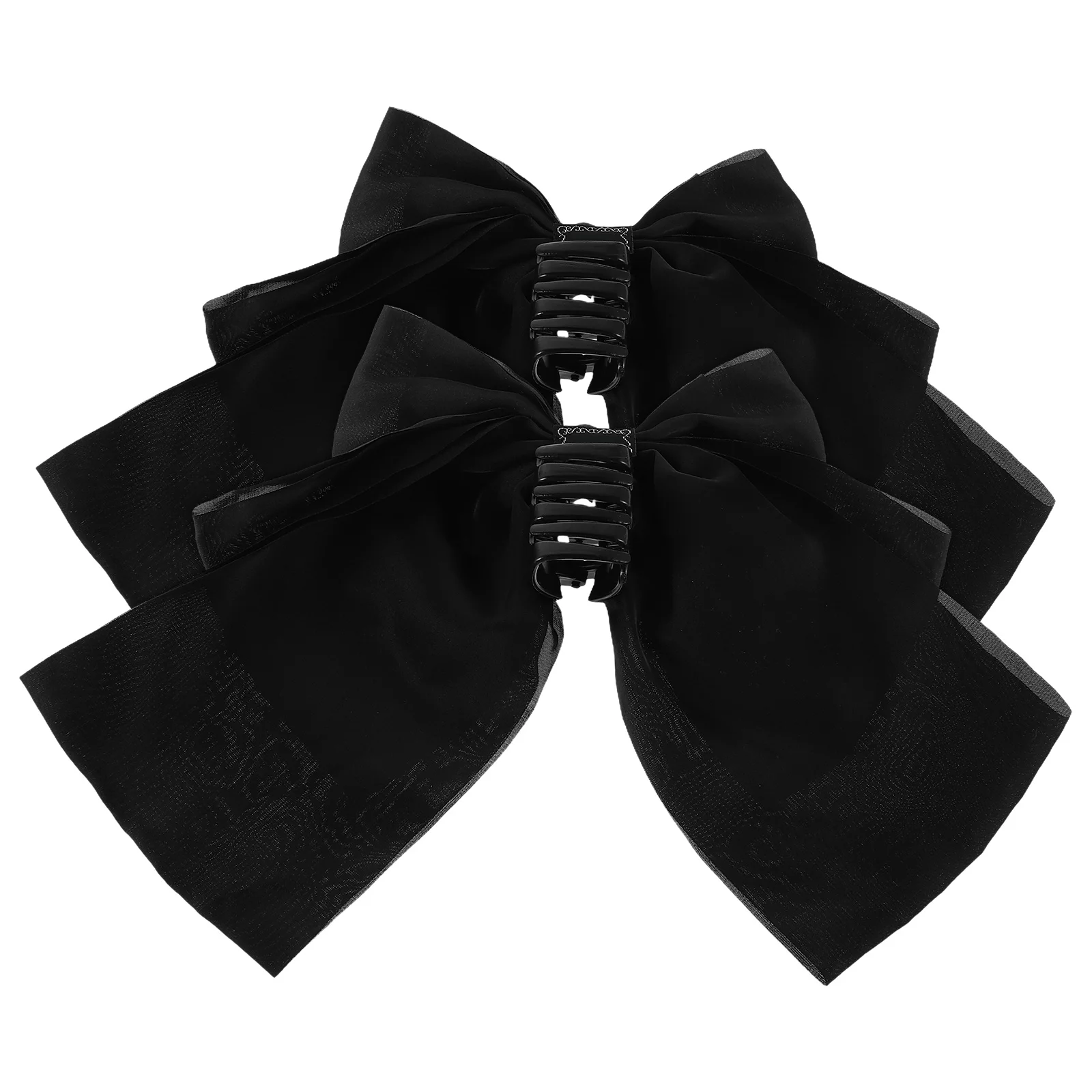 2pcs Big Hair Clips Satin Material Ponytail Barrette Girls Accessories French Ponytail Barrette Long Tails Elegant Style
2pcs Big Hair Clips Satin Material Ponytail Barrette Girls Accessories French Ponytail Barrette Long Tails Elegant Style