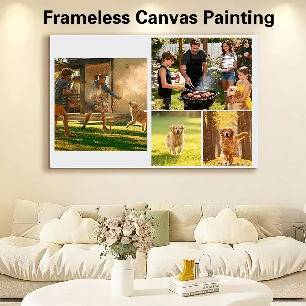 1pc Frameless Personalize Custom Photo family Art Decor Canvas Painting Wall Picture Wall Art Painting Pictures Home Bathroom
1pc Frameless Personalize Custom Photo family Art Decor Canvas Painting Wall Picture Wall Art Painting Pictures Home Bathroom