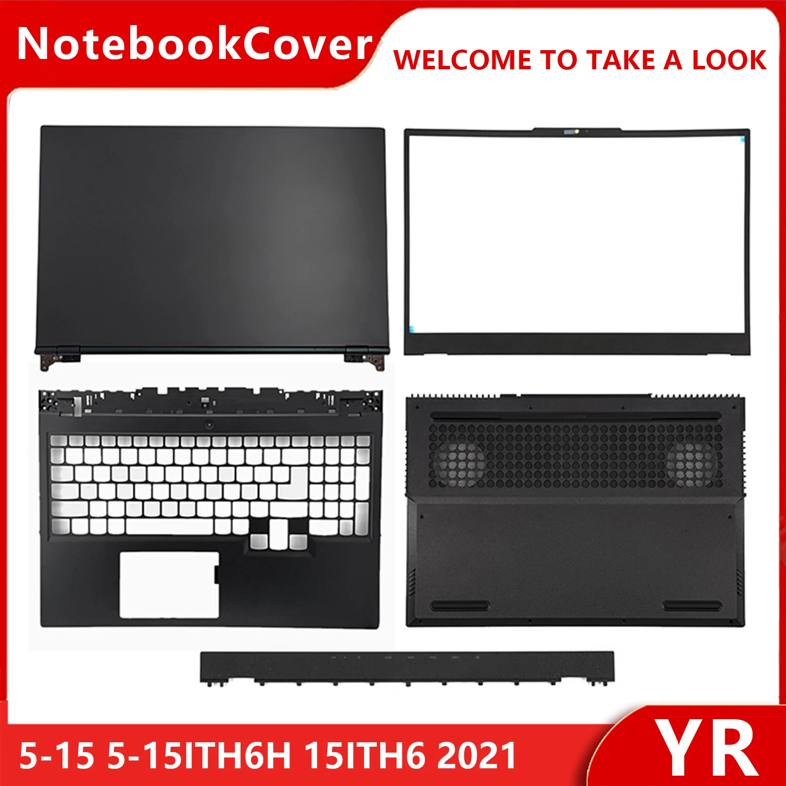 NEW For Lenovo Legion 5-15 5-15ITH6H 15ITH6 15ACH6H 15ACH6 2021 Laptop LCD Back Cover/Front Bezel/Hinges/Palmrest/Bottom Case
NEW For Lenovo Legion 5-15 5-15ITH6H 15ITH6 15ACH6H 15ACH6 2021 Laptop LCD Back Cover/Front Bezel/Hinges/Palmrest/Bottom Case