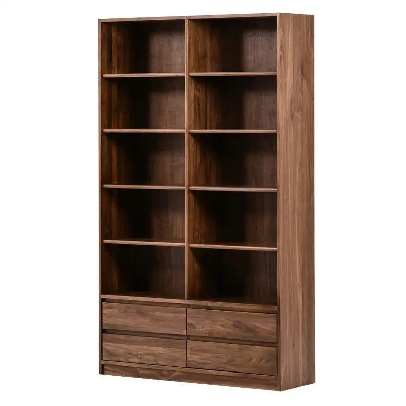 Nordic Japanese-style black walnut combination bookcase All solid wood simple modern bookcase Bookshelf Floor-to-ceiling
Nordic Japanese-style black walnut combination bookcase All solid wood simple modern bookcase Bookshelf Floor-to-ceiling