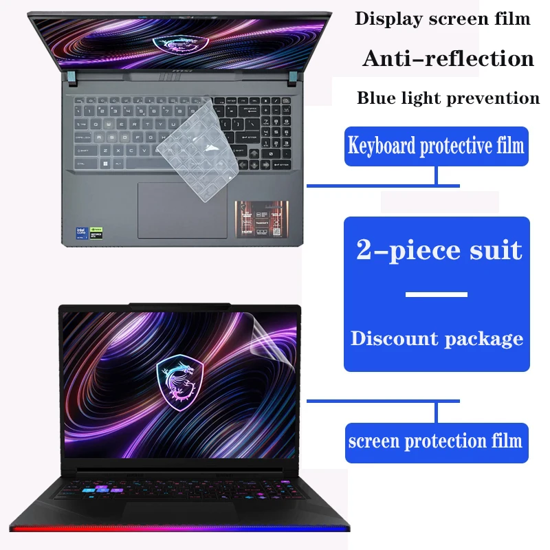 for msi Raider 16 HX B2W B8W 16inch Keyboard film Vector A16 A8W notebook HD screen film privacy protection anti-peep film
for msi Raider 16 HX B2W B8W 16inch Keyboard film Vector A16 A8W notebook HD screen film privacy protection anti-peep film