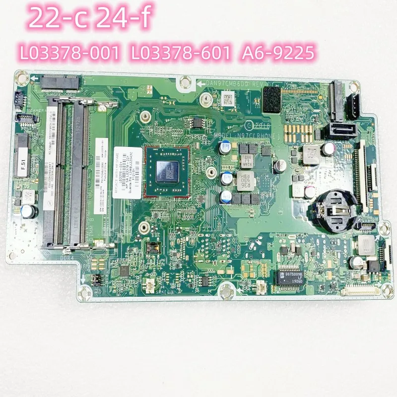 For HP AII-in-One 22-c 24-f Motherboard A6-9225 L03378-001 L03378-601 DAN97CMB6E0 100%Fully Work
For HP AII-in-One 22-c 24-f Motherboard A6-9225 L03378-001 L03378-601 DAN97CMB6E0 100%Fully Work