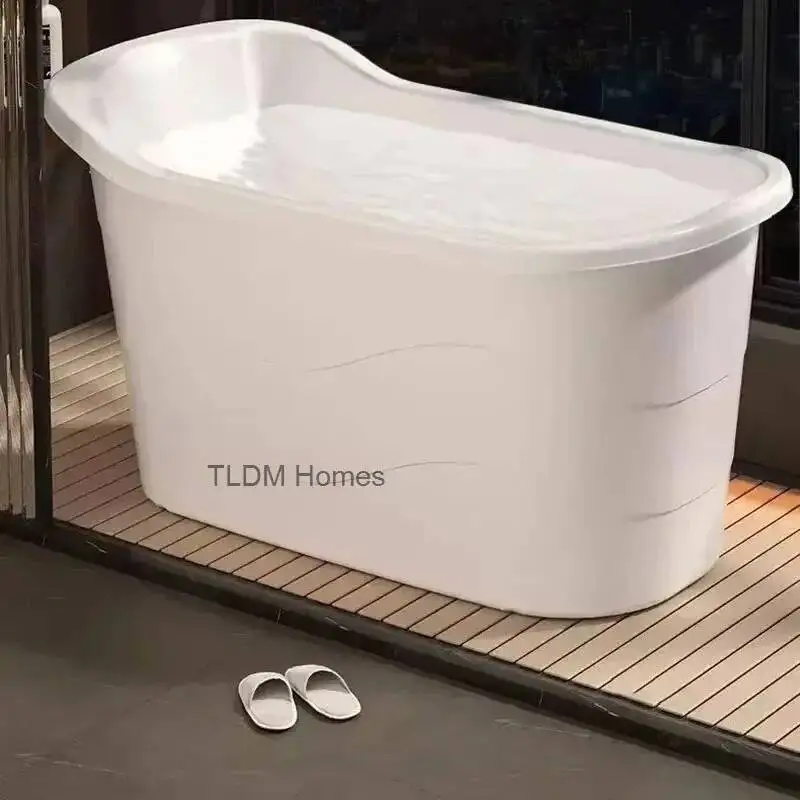 Plastic Bathtub for Bathroom Creative Full Body Seatable Portable Bathtubs Japanese Simple Design Thickened Bathtubs for Hotels
Plastic Bathtub for Bathroom Creative Full Body Seatable Portable Bathtubs Japanese Simple Design Thickened Bathtubs for Hotels