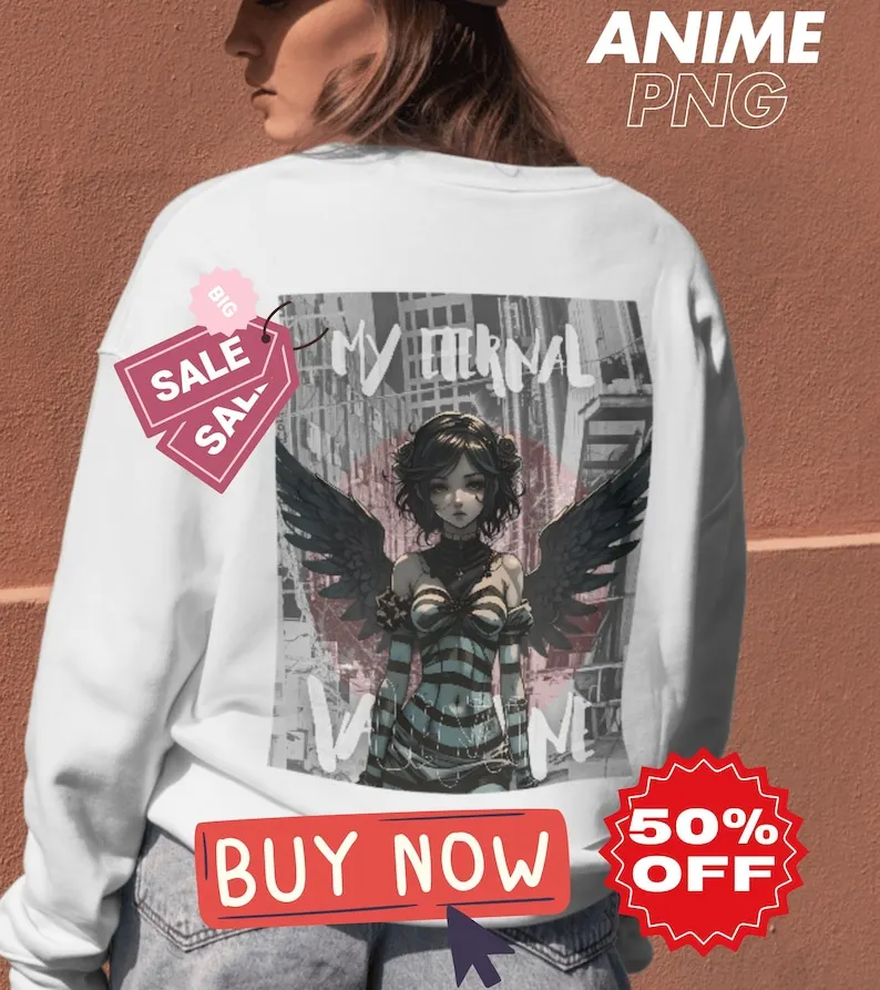 Anime Angel Girl PNG, Black Angel Aesthetic Sublimation Design, Gothic Fantasy T-Shirt Design, Black Valentines Trending Anime P
Anime Angel Girl PNG, Black Angel Aesthetic Sublimation Design, Gothic Fantasy T-Shirt Design, Black Valentines Trending Anime P