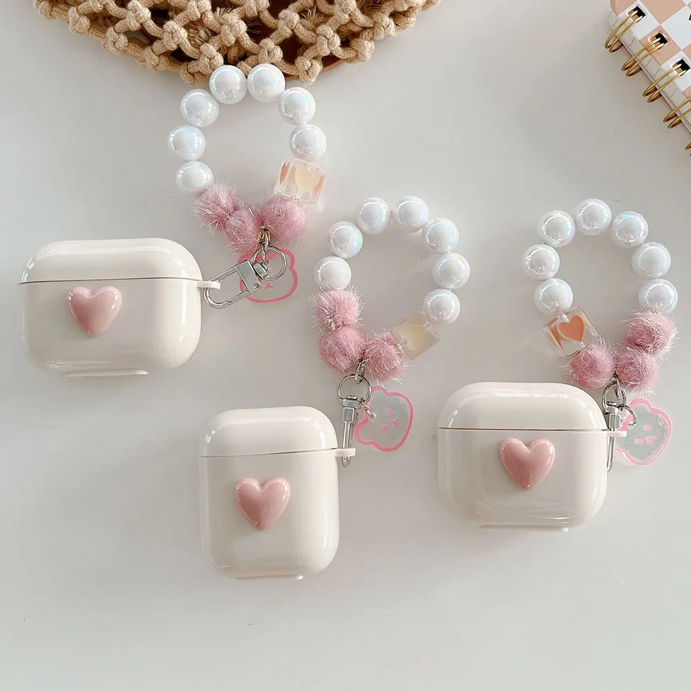 Korean Cute Heart Silicone Case for AirPods Pro 2 3 4 generation Earphone Cover Accessories Air Pods 2 3 Cases Pendant Bracelet
Korean Cute Heart Silicone Case for AirPods Pro 2 3 4 generation Earphone Cover Accessories Air Pods 2 3 Cases Pendant Bracelet