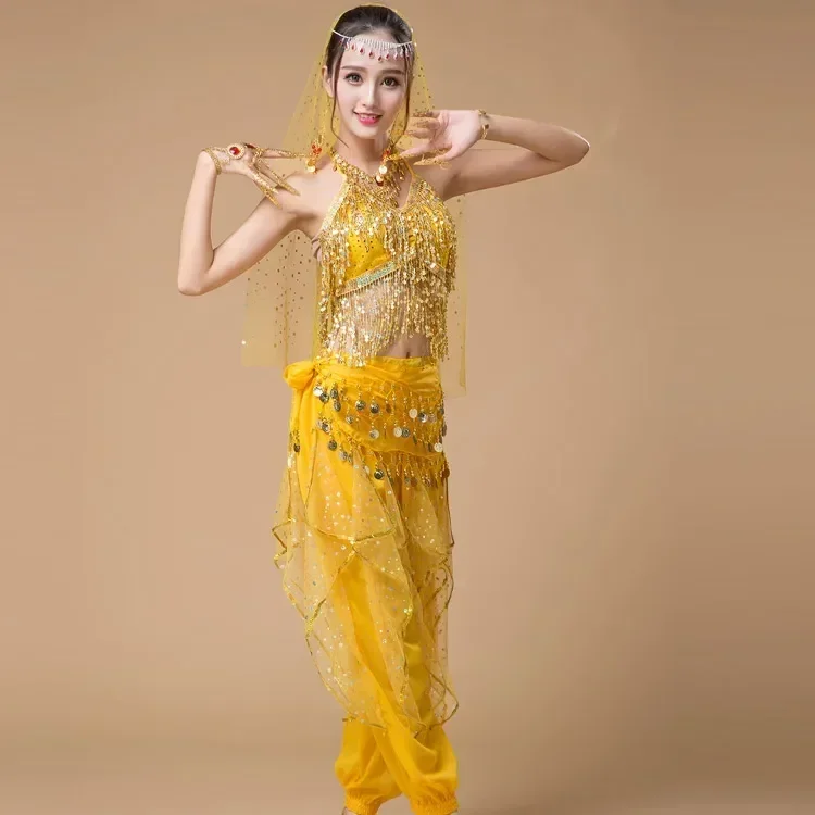 4pcs Sets Woman Egypt Performance Belly Dance Costume Indian Triba Gypsy Bellydance Costumes For Women Belly Dancing Costume Set
4pcs Sets Woman Egypt Performance Belly Dance Costume Indian Triba Gypsy Bellydance Costumes For Women Belly Dancing Costume Set