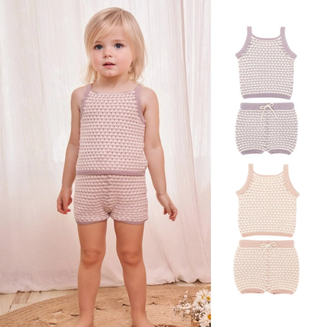 Комплект детской одежды: вязаные рубашки и шорты для мальчиков и девочек, весна-лето 2026, безрукавные трикотажные рубашки, новинка
Комплект детской одежды: вязаные рубашки и шорты для мальчиков и девочек, весна-лето 2026, безрукавные трикотажные рубашки, новинка