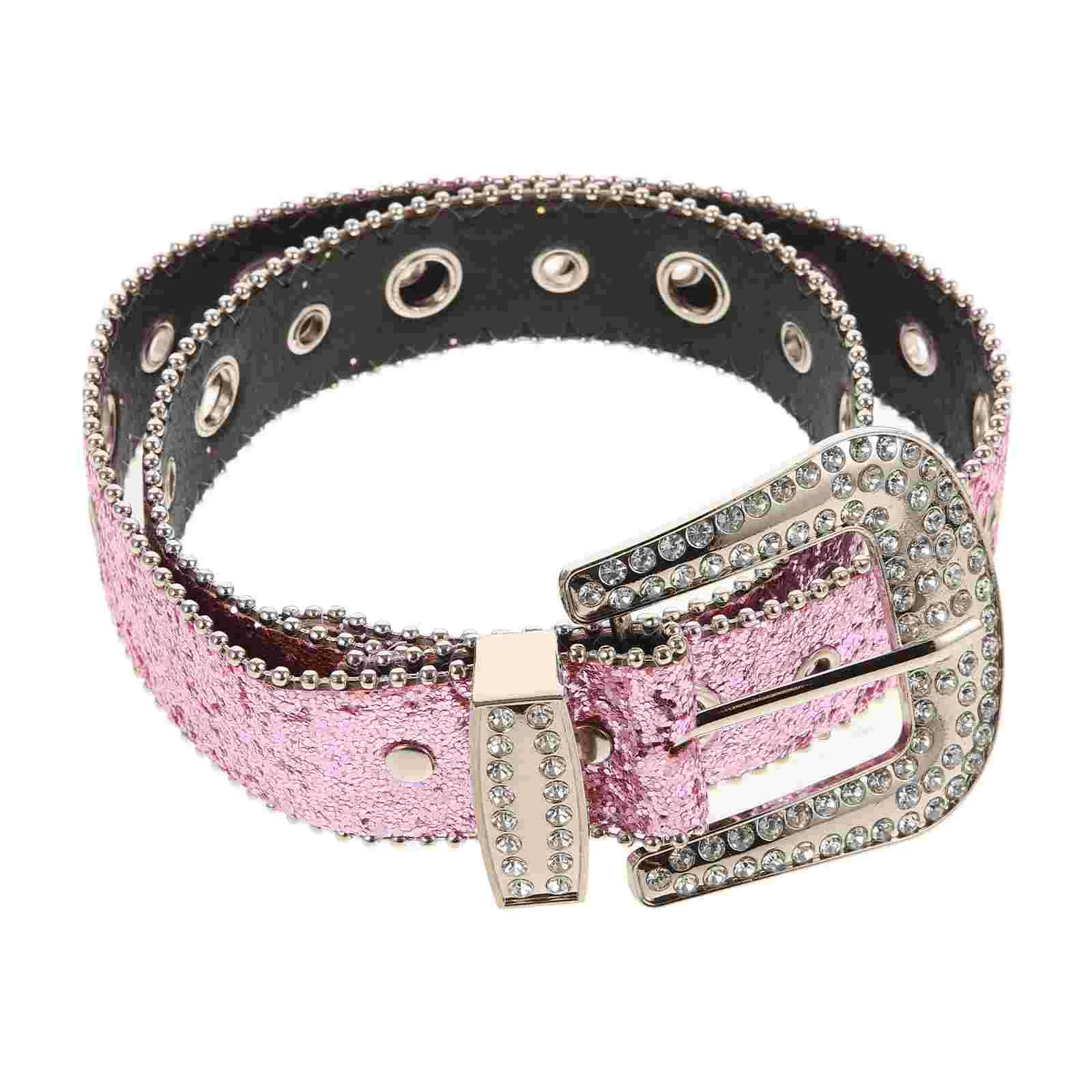 Adjustable Belt Sleek Fashion Dress Belt Casual Jeans Belt Decorative Waist Belt Women's Rhinestone Belt
Adjustable Belt Sleek Fashion Dress Belt Casual Jeans Belt Decorative Waist Belt Women's Rhinestone Belt