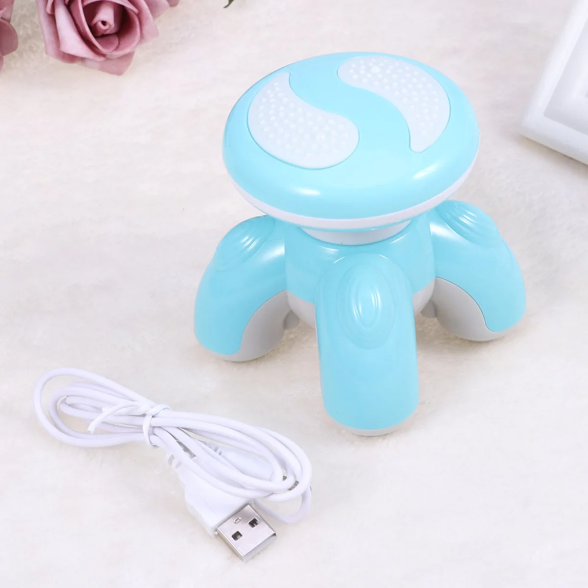 Portable Handheld Mini USB Massager Luminous Blue for Foot Neck Back Muscle Relaxation Rechargeable Percussion Massager Compact
Portable Handheld Mini USB Massager Luminous Blue for Foot Neck Back Muscle Relaxation Rechargeable Percussion Massager Compact