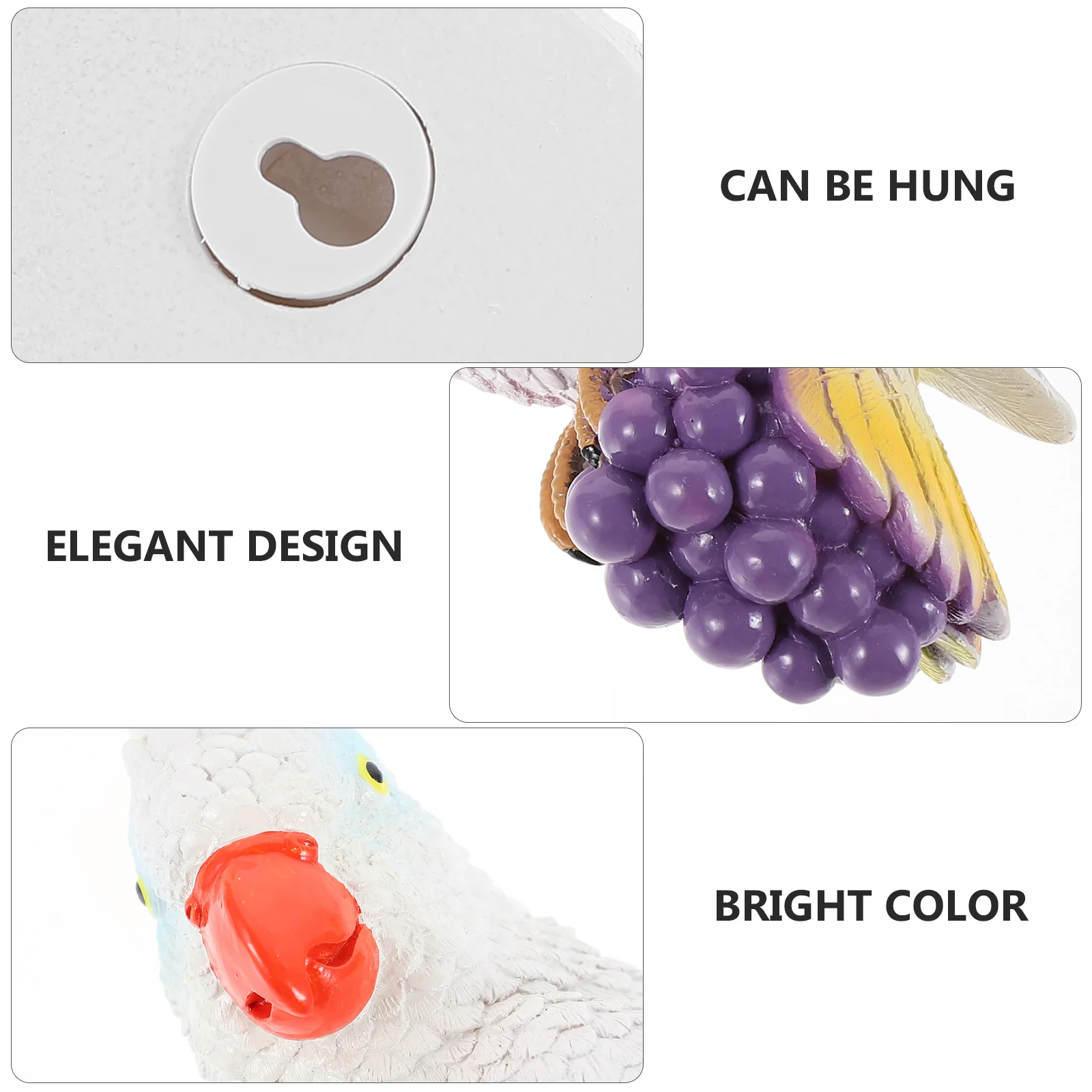 1Pcs Colorful Parrot Bird Decoration Resin Yard Decorative Bird Craft Balcony Decor Garden Ornament 
1Pcs Colorful Parrot Bird Decoration Resin Yard Decorative Bird Craft Balcony Decor Garden Ornament