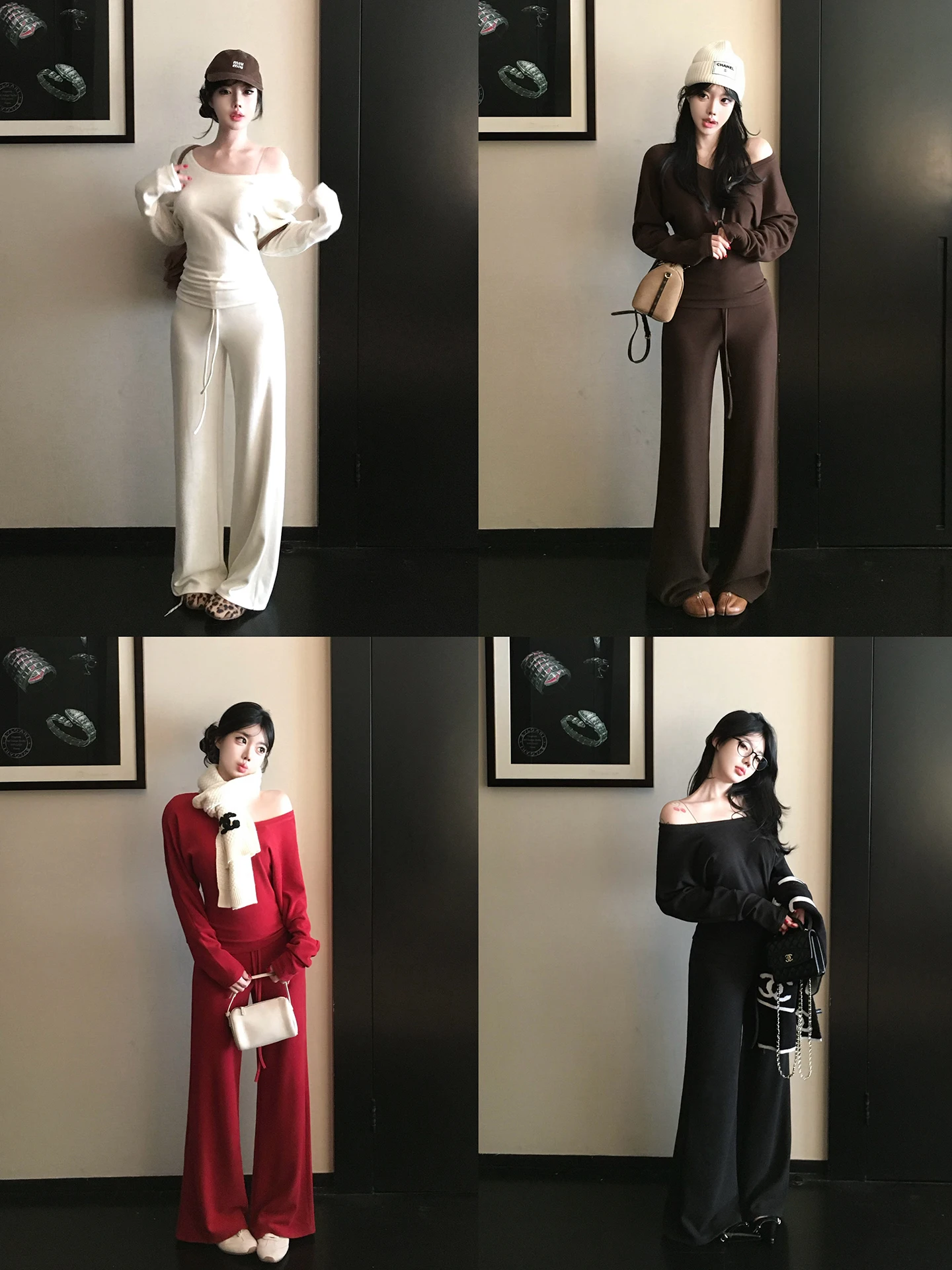 Laareetoo Women's Casual Lazy Two-Piece Set Long Sve T-irt Slimming High Waist Pants Comfortable Faion Winter Outfit
Laareetoo Women's Casual Lazy Two-Piece Set Long Sve T-irt Slimming High Waist Pants Comfortable Faion Winter Outfit