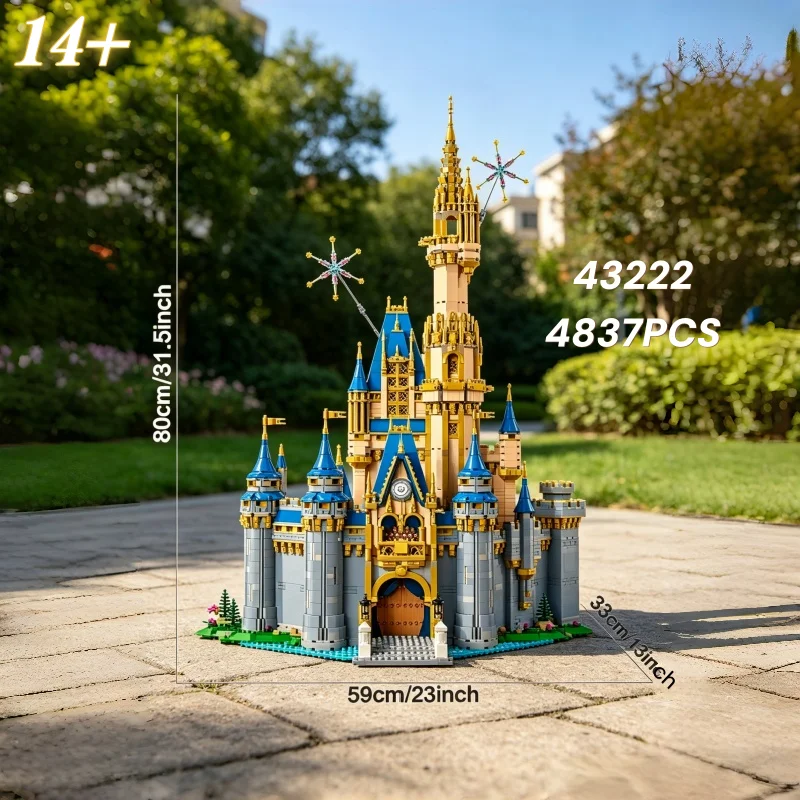 4837Pcs Modular Dream House Castle Building Blocks 43222 DIY Craft Model Creative Home Ornament Holiday Birthday Festival Gifts
4837Pcs Modular Dream House Castle Building Blocks 43222 DIY Craft Model Creative Home Ornament Holiday Birthday Festival Gifts