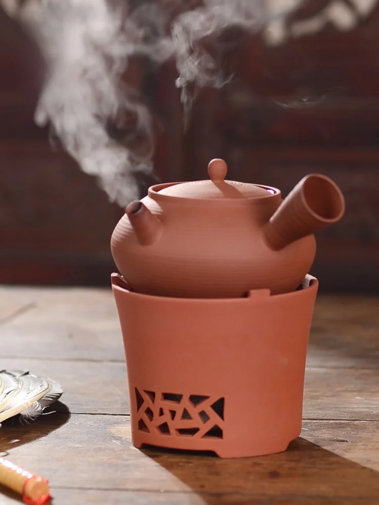 Chengzhu Red Clay Tea Set with Water Kettle Side Handle Outdoor Use Tea Brewing Kit Chinese Sle Cerc Handmade Tea Tools
Chengzhu Red Clay Tea Set with Water Kettle Side Handle Outdoor Use Tea Brewing Kit Chinese Sle Cerc Handmade Tea Tools