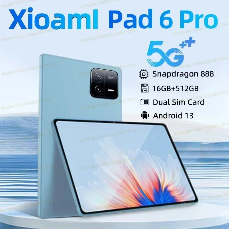 2024 Global Version Pad 6 PRO Tablet Android 13 16GB 1TB 11 Inch 10000mAh 5G Dual SIM Phone Call GPS Bluetooth WiFi WPS Tablet
2024 Global Version Pad 6 PRO Tablet Android 13 16GB 1TB 11 Inch 10000mAh 5G Dual SIM Phone Call GPS Bluetooth WiFi WPS Tablet