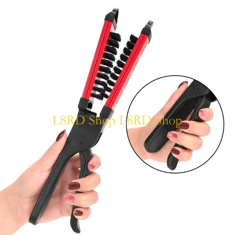 L8RD Hair Straightening Brush Double Sided Flat Brush Hair Brush V-Shape Hair Styling Comb for Smoothing Hair
L8RD Hair Straightening Brush Double Sided Flat Brush Hair Brush V-Shape Hair Styling Comb for Smoothing Hair