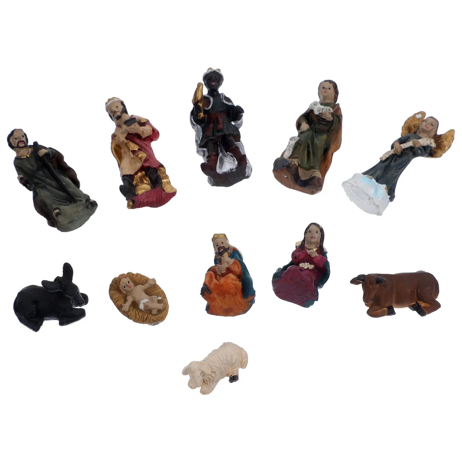 1Set Jesus Birth Ornaments Religious Adornments High Quality Resin Decoration for Home Office Church Desktop Display Meaningful
1Set Jesus Birth Ornaments Religious Adornments High Quality Resin Decoration for Home Office Church Desktop Display Meaningful