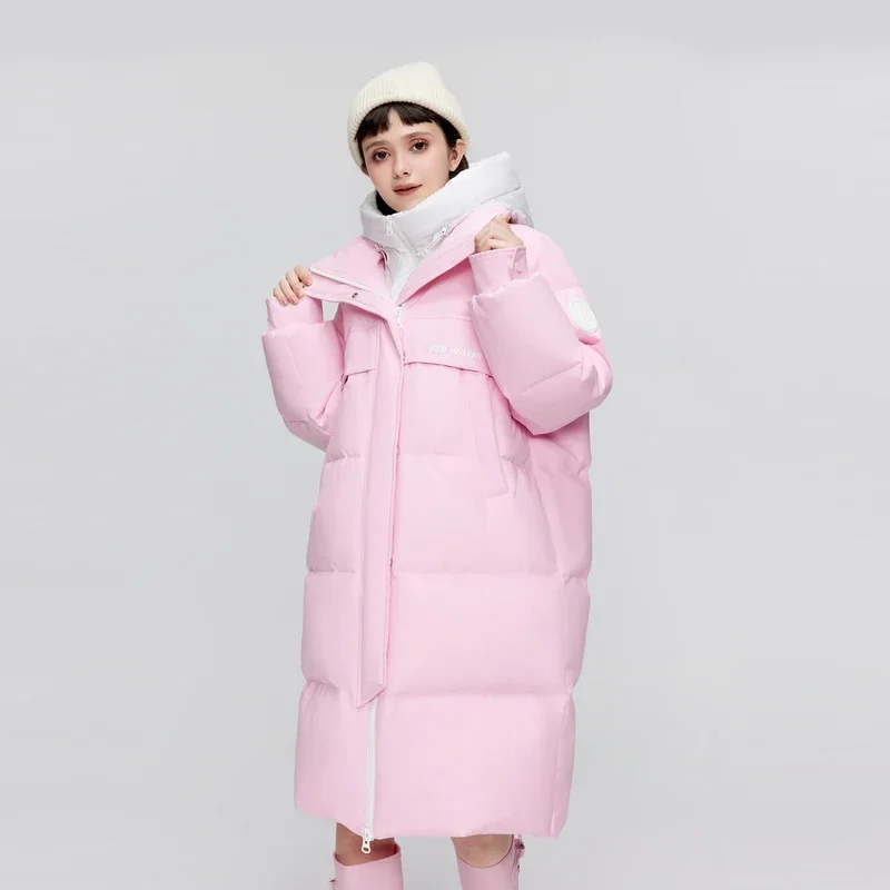 BOSIDENG длинный пуховик для женщин X-LONG ЗИМНИЙ ПУФЕР КУРТКА теплая утепленная верхняя одежда светлые цвета B 30145436 
BOSIDENG длинный пуховик для женщин X-LONG ЗИМНИЙ ПУФЕР КУРТКА теплая утепленная верхняя одежда светлые цвета B 30145436