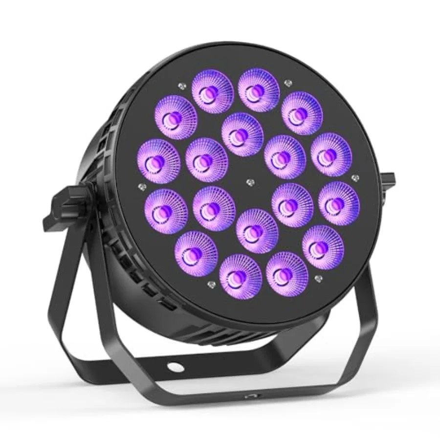 180 W Stage Par Lights RGBW 4-in-1 LED Par Can Light with DMX512 Sound Activated Controlled Aluminum Uplights Stage Lights for
180 W Stage Par Lights RGBW 4-in-1 LED Par Can Light with DMX512 Sound Activated Controlled Aluminum Uplights Stage Lights for